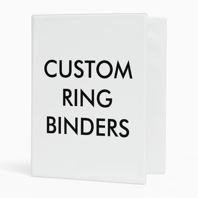 Custom Personalized Ring Binder Blank Template (Front/Inside)