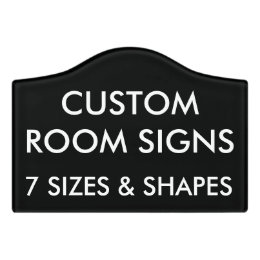 sign template blank custom personalized signs door zazzle