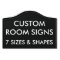 Custom Personalized Room Sign Blank Template