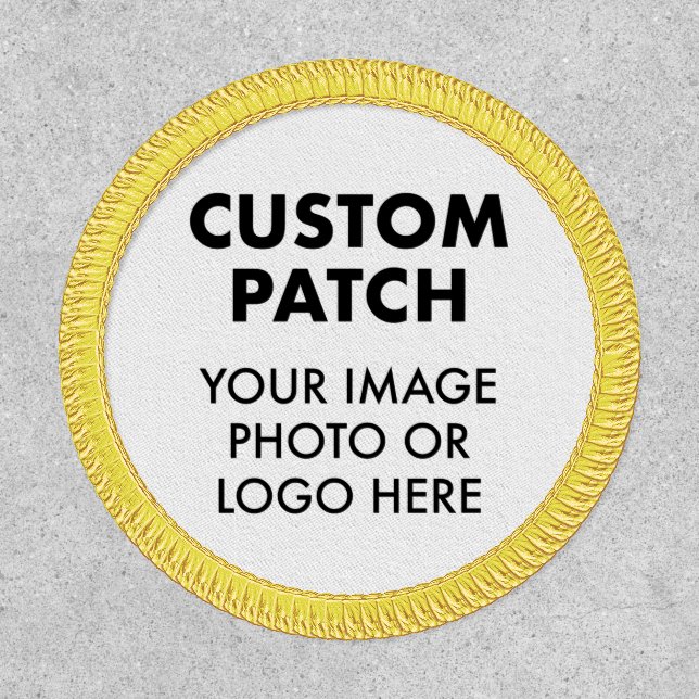 Custom Personalized ROUND PATCH (Front)