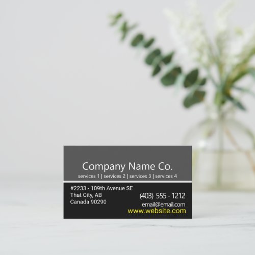 Custom Personalized Rustic Business Card Template