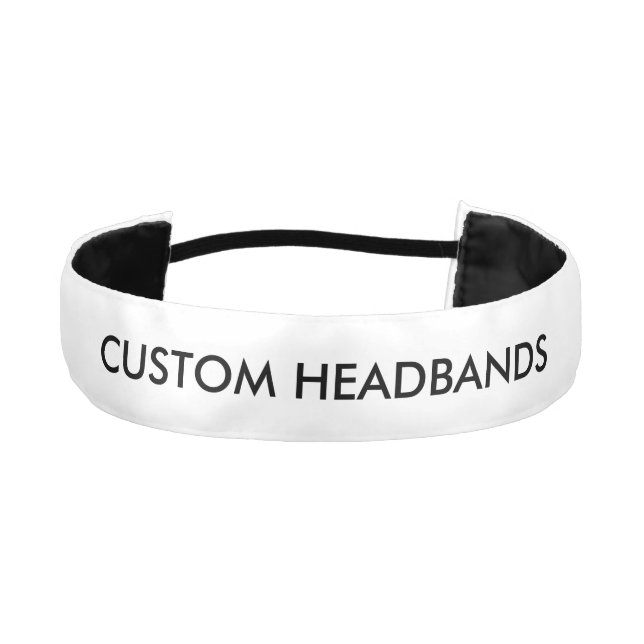 Custom Personalized Satin Headband Blank Template (Front)