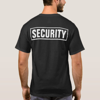 Custom Personalized Security T-Shirt
