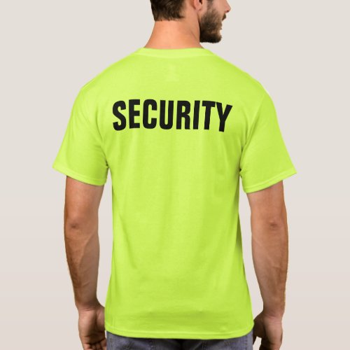 Custom Personalized Security T_Shirt