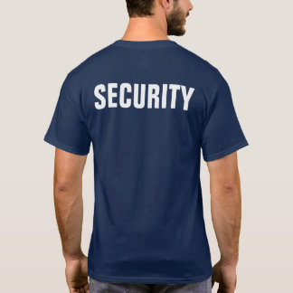 Custom Personalized Security T-Shirt
