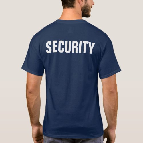 Custom Personalized Security T_Shirt