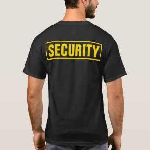 Custom Personalized Security T-Shirt