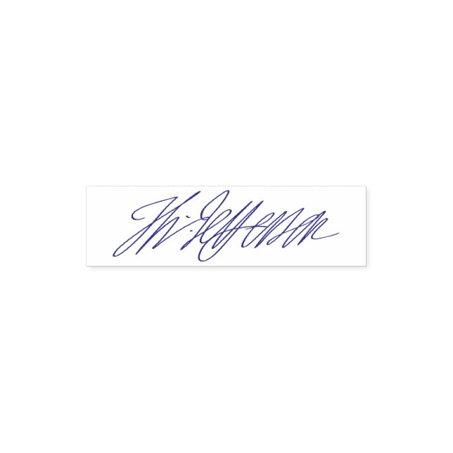 Custom Personalized Self Inking Signature Stamp (Design)