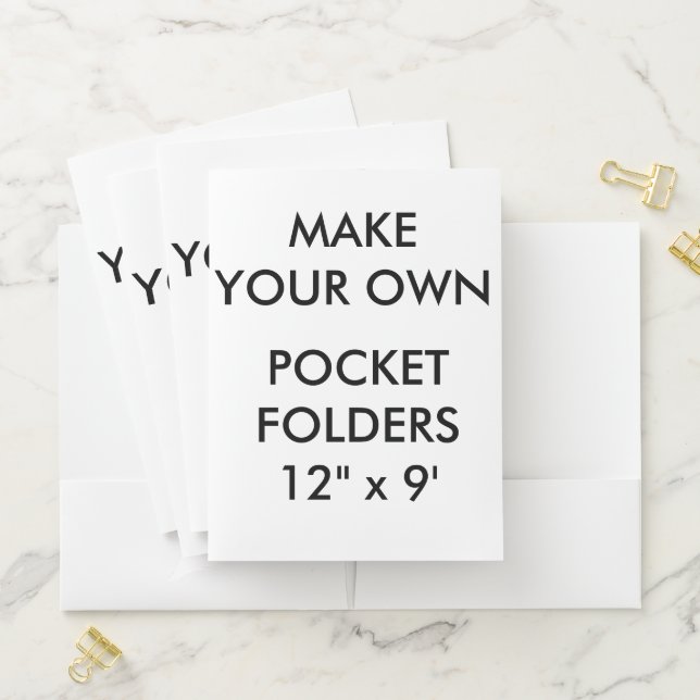 Custom Personalized Semi Gloss Pocket Folders (5) (In Situ)