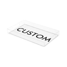 Custom Personalized Serving Tray Blank Template