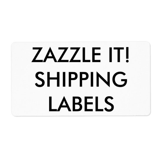 Custom Personalized Shipping Labels Blank Template | Zazzle.com