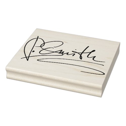 Custom Personalized Signature Large Rubber Stamp