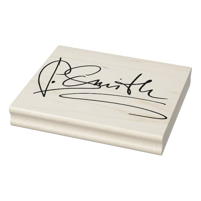 Custom Personalized Signature Large Rubber Stamp (Stamp)