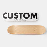 Custom Personalized Skateboard Deck 7.75" (19.7cm)<br><div class="desc">Make,  design,  create your own custom Skateboard Deck - 7 3/4" (19.685 cm). Add wheels and trucks option. Personalized skateboard made of 7-ply premium USA Maple,  gift for a skateboarder and for birthday,  Christmas gifts,  wedding favors,  and promotional sports business,  school,  and college recreation. https://customsportsgift.com/custom-skateboard-deck/.</div>