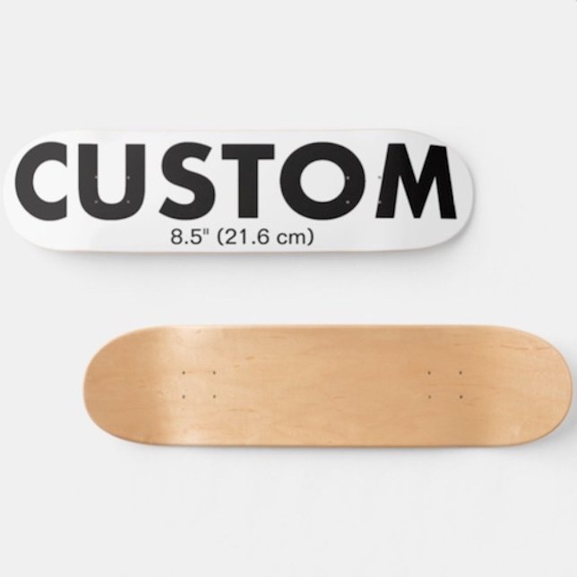 Custom Personalized Skateboard Deck 8.5" (21.6cm) (Personalized custom Skateboard Deck 8.5 inch (21.6 cm))