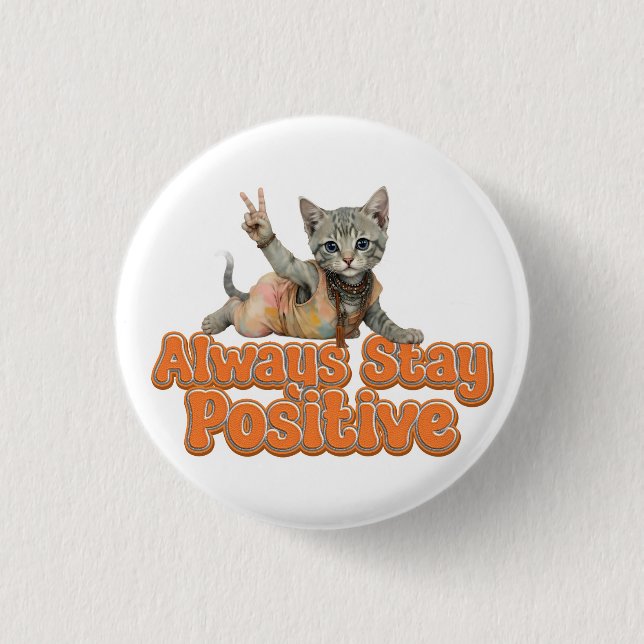 Custom Personalized Sloth Peace Hippie Button (Front)