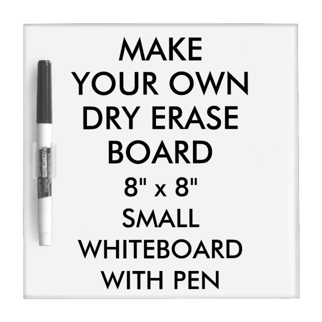Custom Personalized Small Dry Erase Board & Pen (Front)