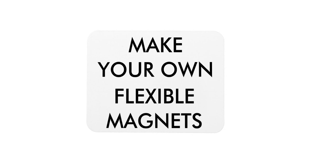 Custom Personalized Small Flexible Fridge Zazzle