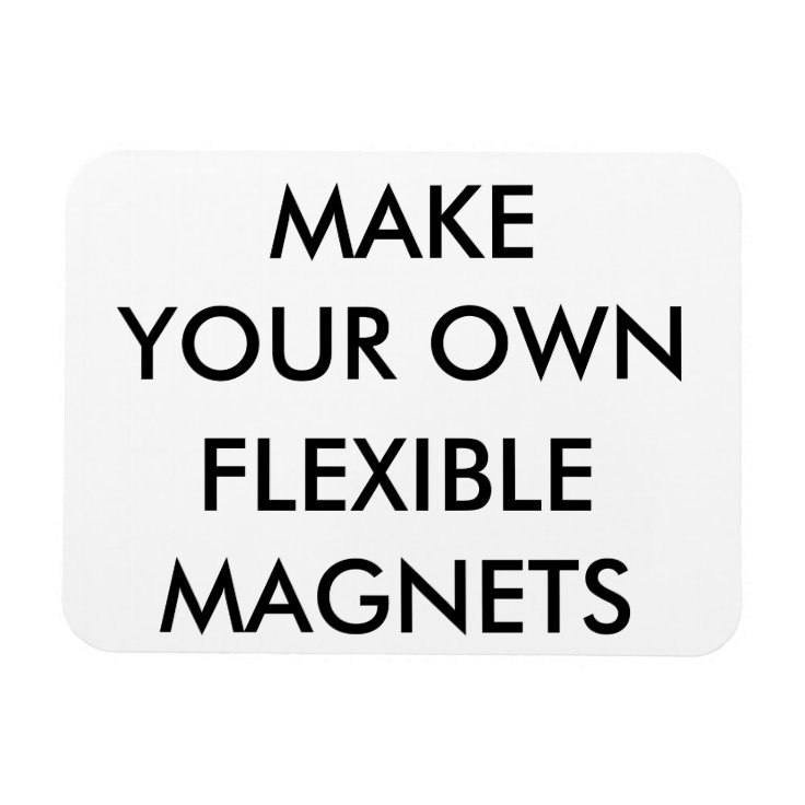 Custom Personalized Small Flexible Fridge Zazzle