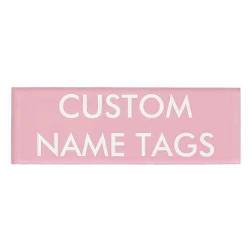 Custom Personalized Small Name Tag Blank Template