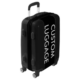 Custom Personalized SMALL Suitcase Luggage BLACK