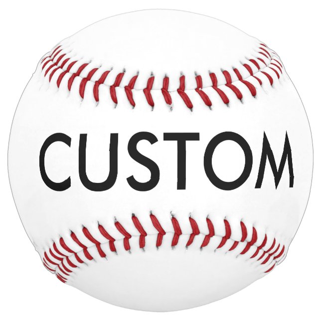 Custom Personalized Softball Blank Template (Front)
