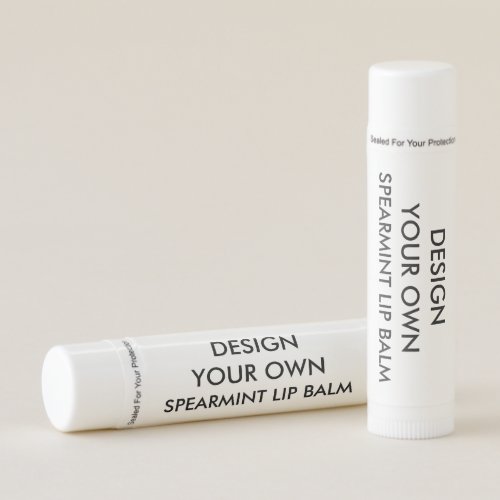 Custom Personalized SPEARMINT Flavor Lip Balm