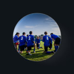 Custom Personalized Sport Team Photo Button<br><div class="desc">Custom Personalized Sport Team Photo button</div>