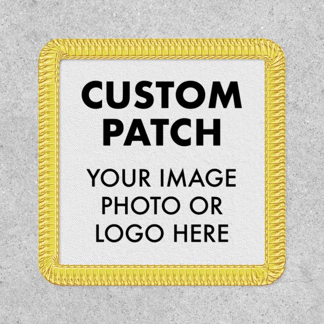 Custom Personalized SQUARE PATCH (Front)