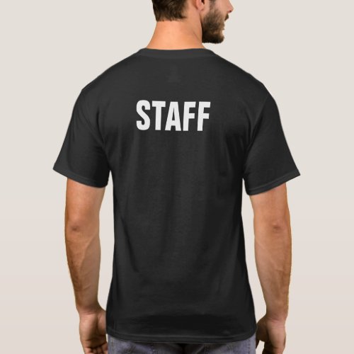 Custom Personalized Staff T_Shirt