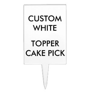Custom Personalized Star Topper Cake Pick