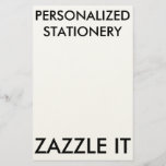 Custom Personalized Stationery Blank Template at Zazzle