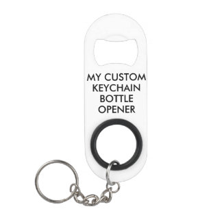 Custom Personalized STEEL BOTTLE OPENER KEYCHAIN