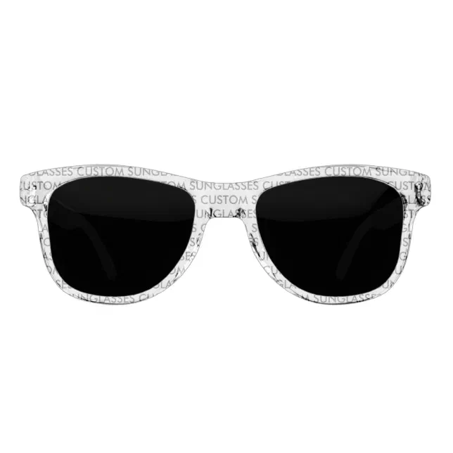 Custom Personalized Sunglasses Blank Template Zazzle