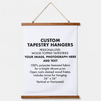 Custom Personalized TAPESTRY HANGER 26"x36"