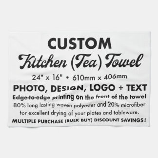 Custom Personalized Tea, Kitchen Towel