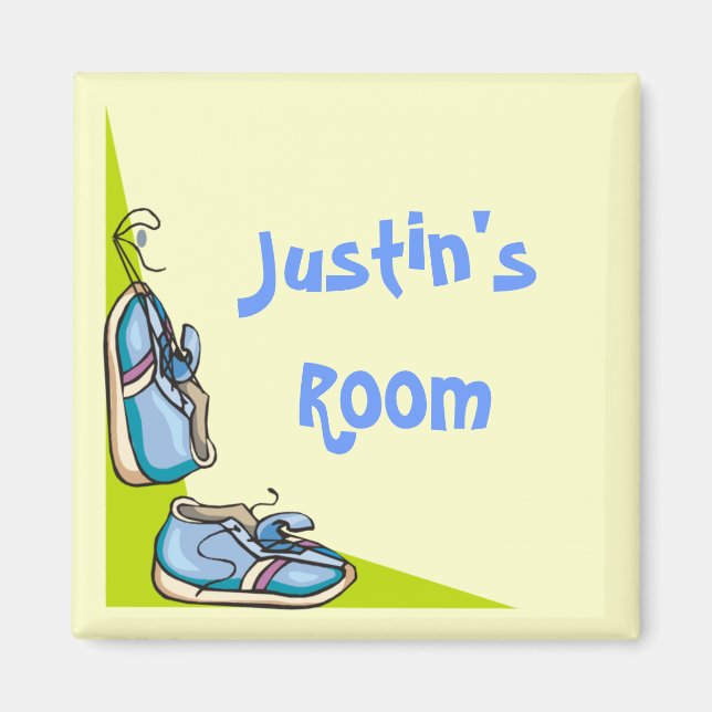 Custom Personalized Tennis Shoe Magnets (Front)