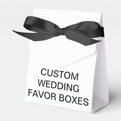 Custom Personalized Tent Wedding Favor Boxes
