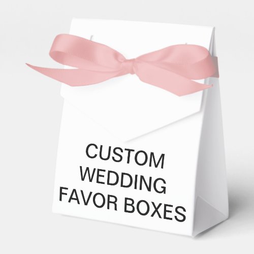 Custom Personalized Tent Wedding Favor Boxes