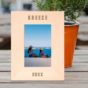 Custom Personalized Text Engraved Vacation Picture Frames