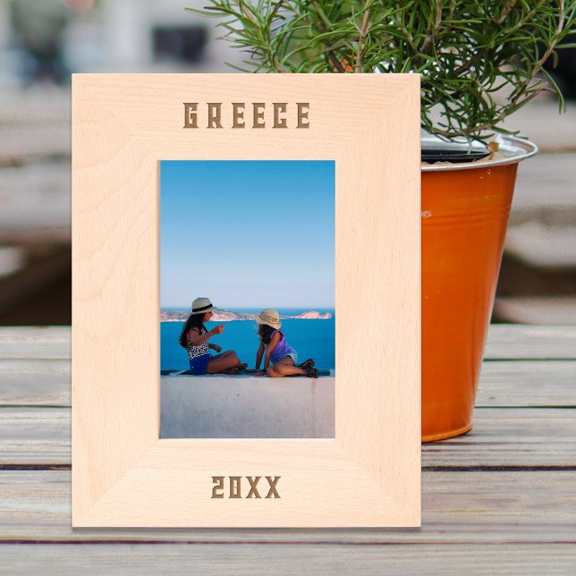 Custom Personalized Text Engraved Vacation Picture Frames (Custom Personalized Text Engraved Vacation Picture)