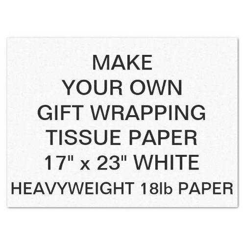 Custom Personalized Thick Tissue Wrapping Paper