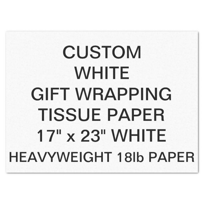 Custom Personalized Thick Tissue Wrapping Paper