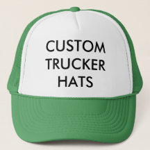 Custom Personalized TRUCKER HAT Blank Template