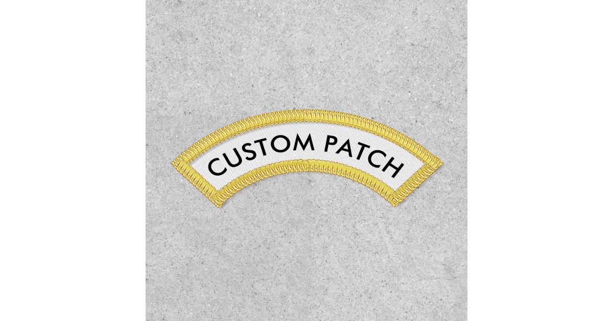 Custom Personalized Upper Rocker Patch 