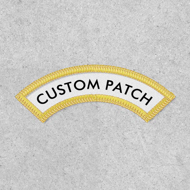 Custom Personalized Upper Rocker Patch Zazzle