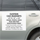Custom Personalized Very Large Car Magnet 24"x18"