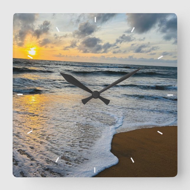 Custom Personalized Wall Clock Add Your Own Photo (Front)