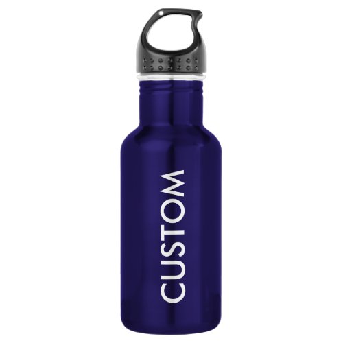 Custom Personalized Water Bottle Blank Template