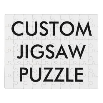 Custom Personalized Water Resistant Jigsaw Puzzle by CustomBlankTemplates at Zazzle